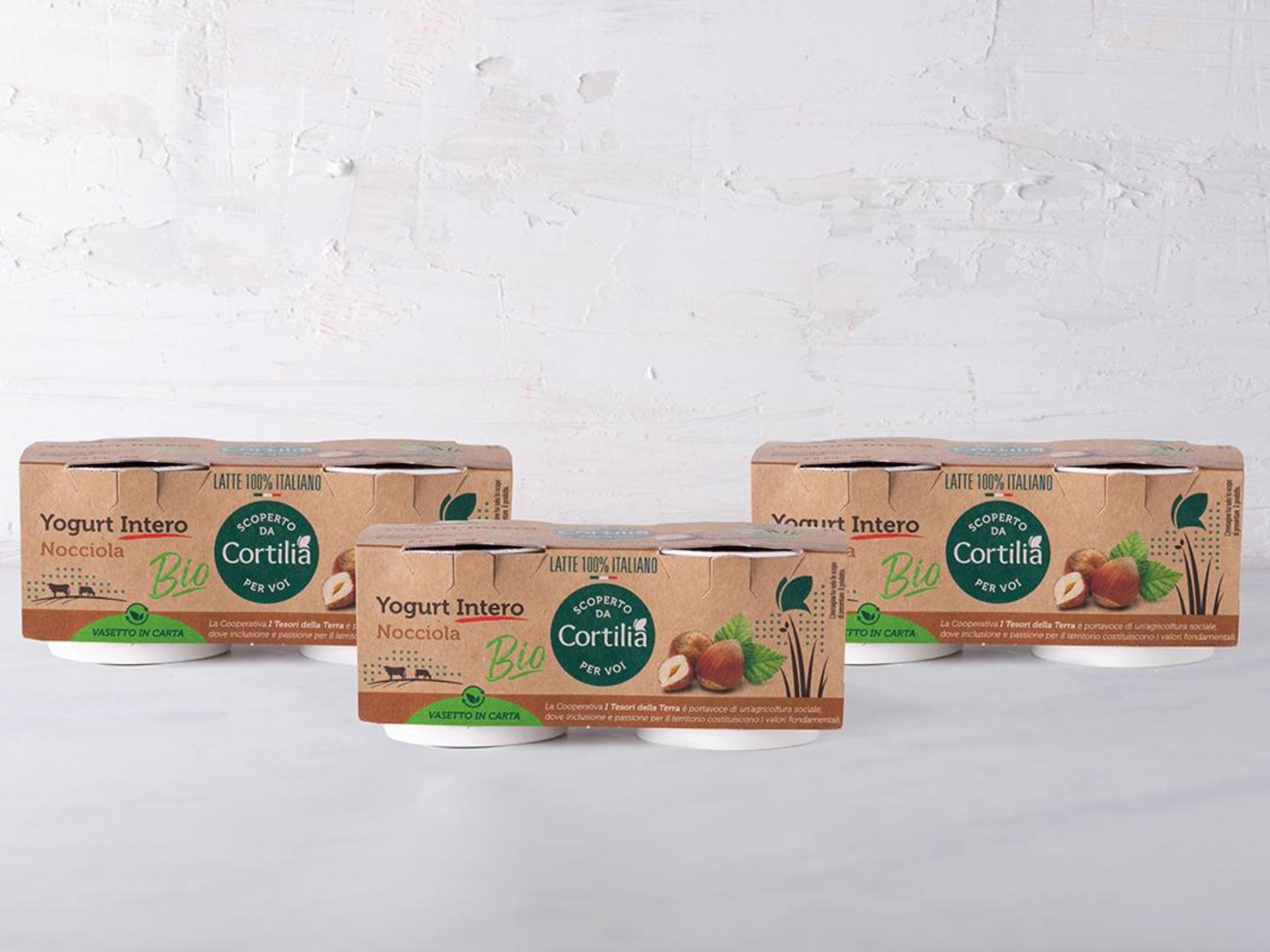 6 Yogurt intero alla nocciola BIO