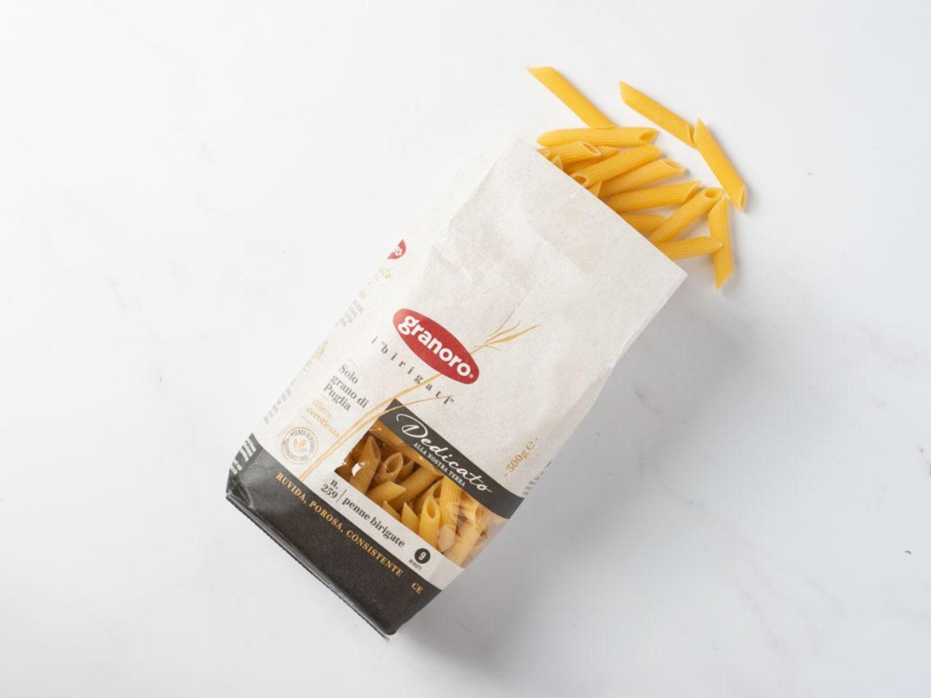 Penne birigate di grano duro 100% Puglia