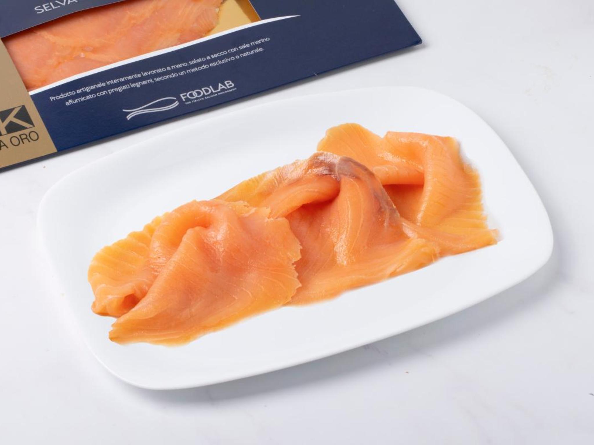 Salmone reale selvaggio Red King affumicato