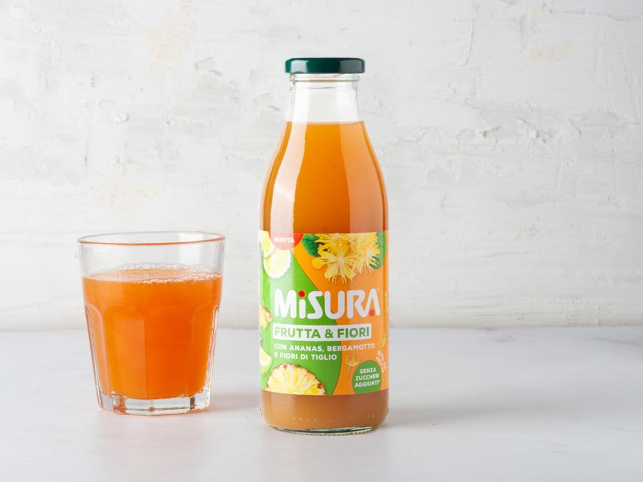 Succo ananas, bergamotto e fiori di tiglio