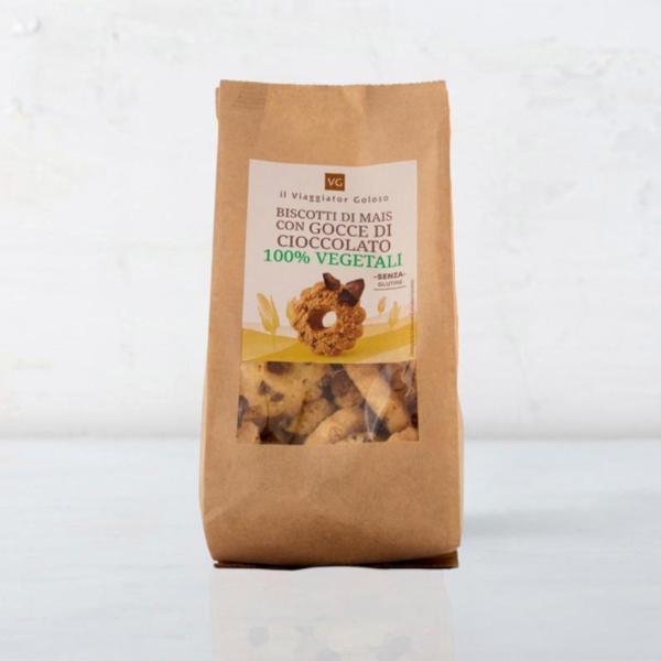 Biscotti di mais con gocce di cioccolato | 250 g