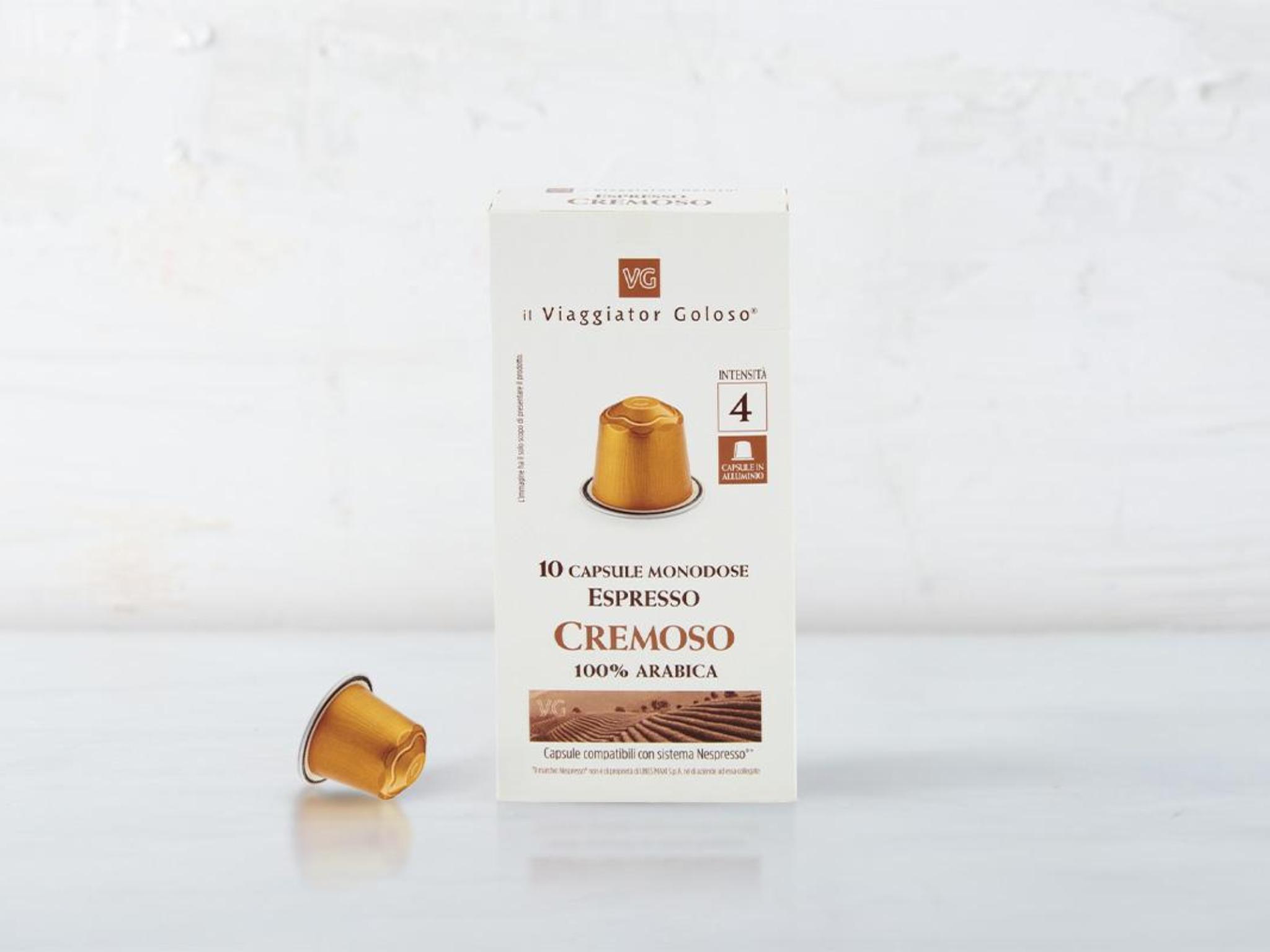 10 capsule espresso cremoso 100% arabica