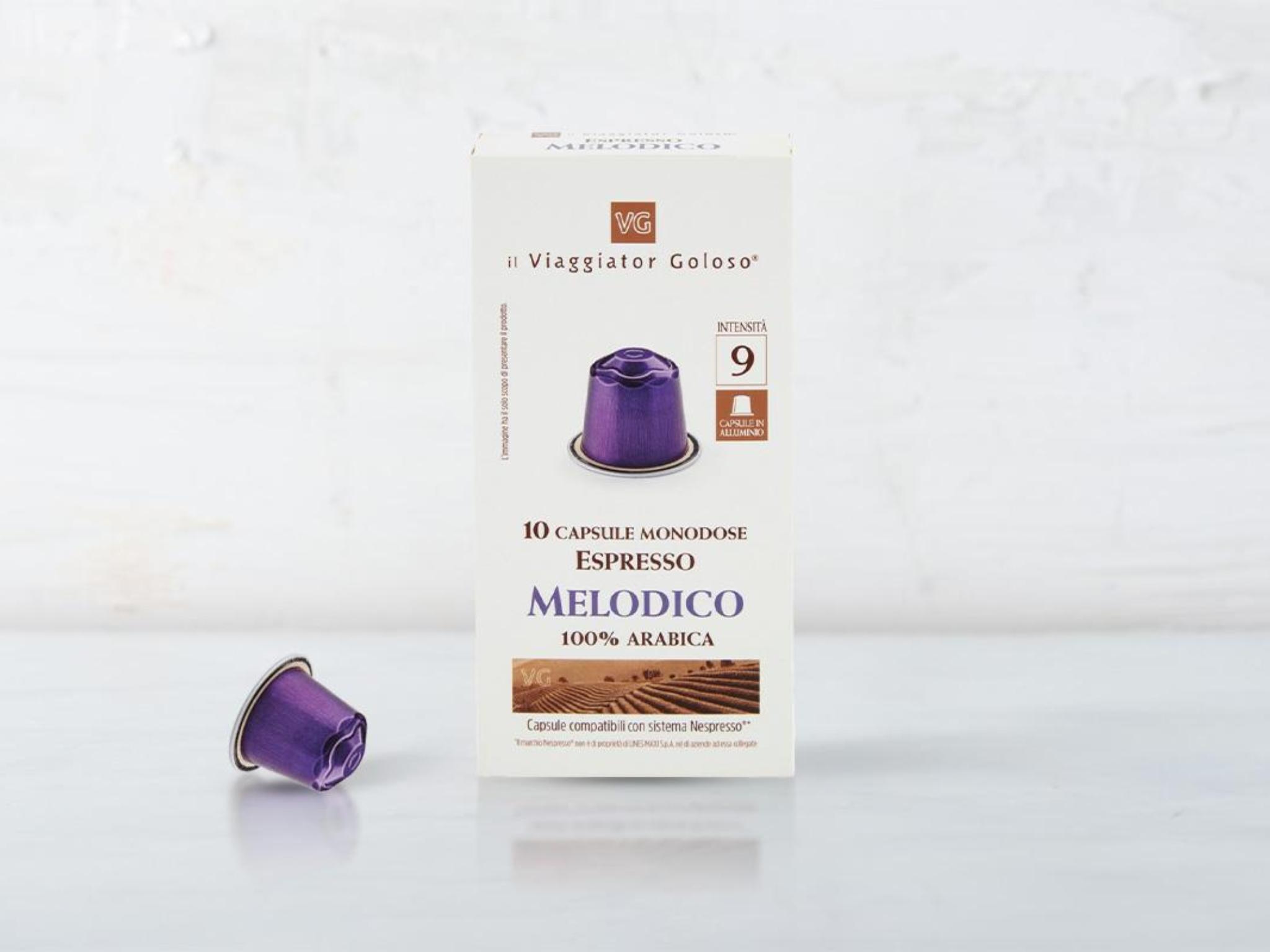 10 capsule espresso melodico 100% arabica