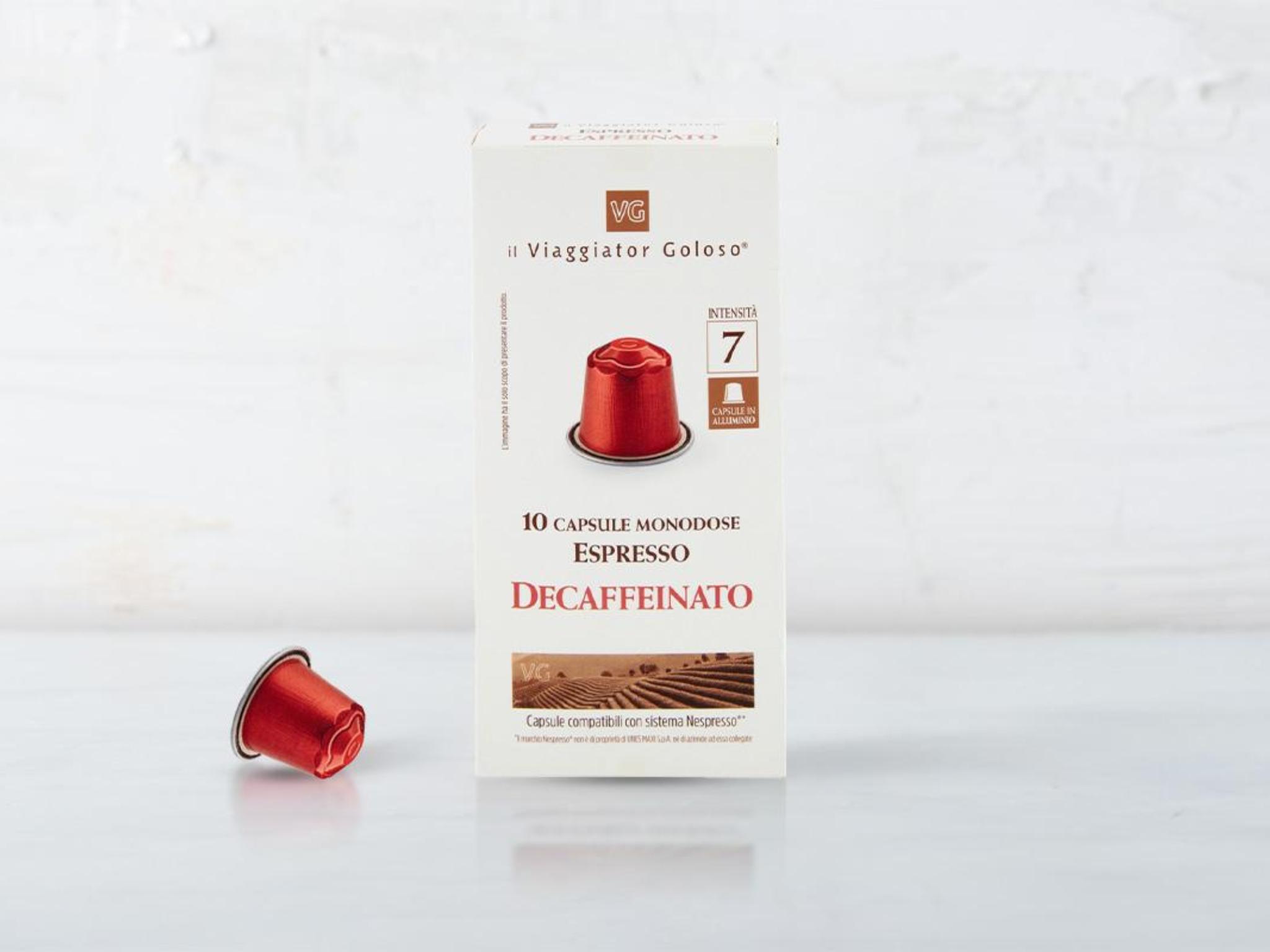 10 capsule espresso decaffeinato