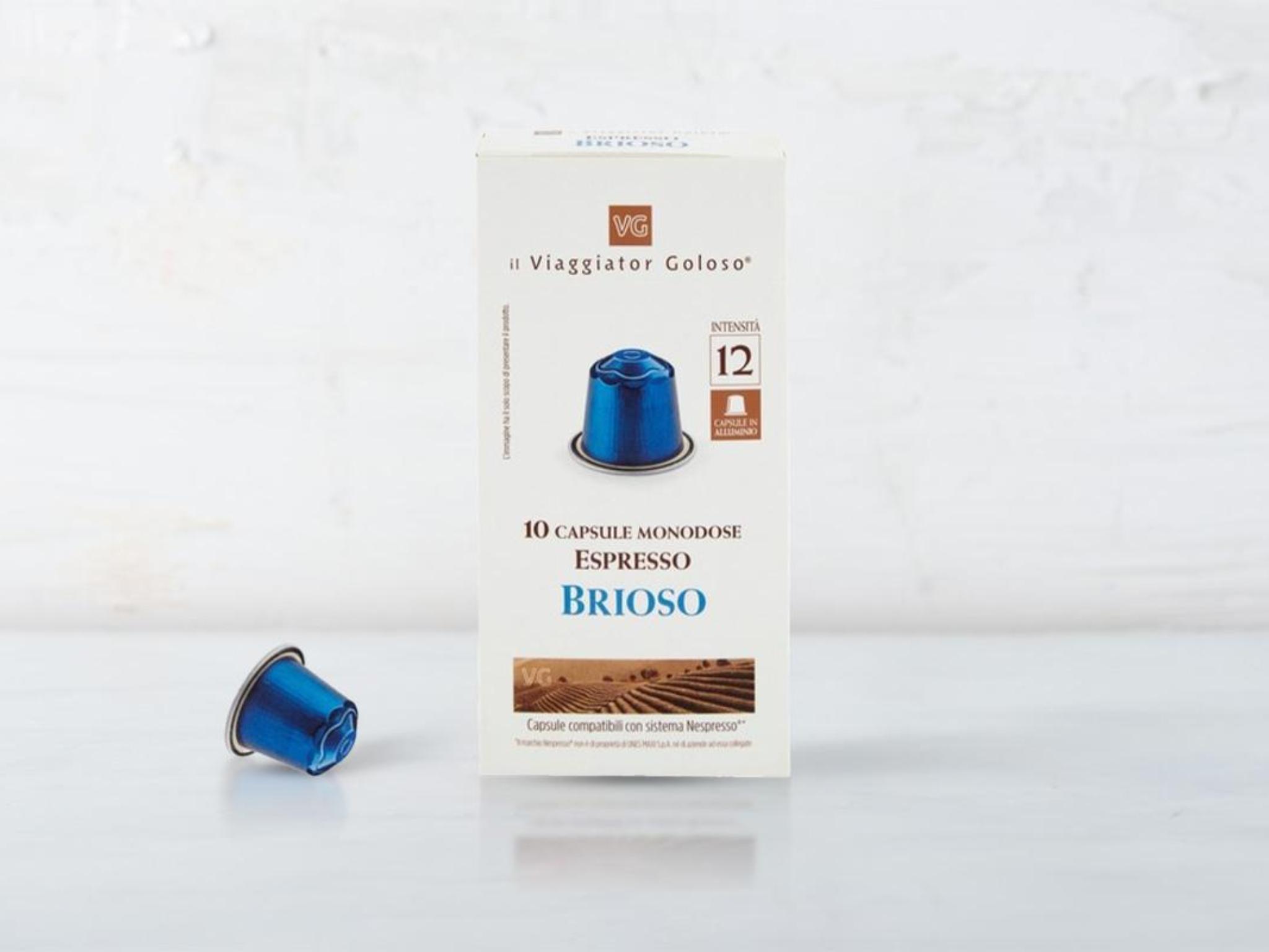 10 capsule espresso brioso