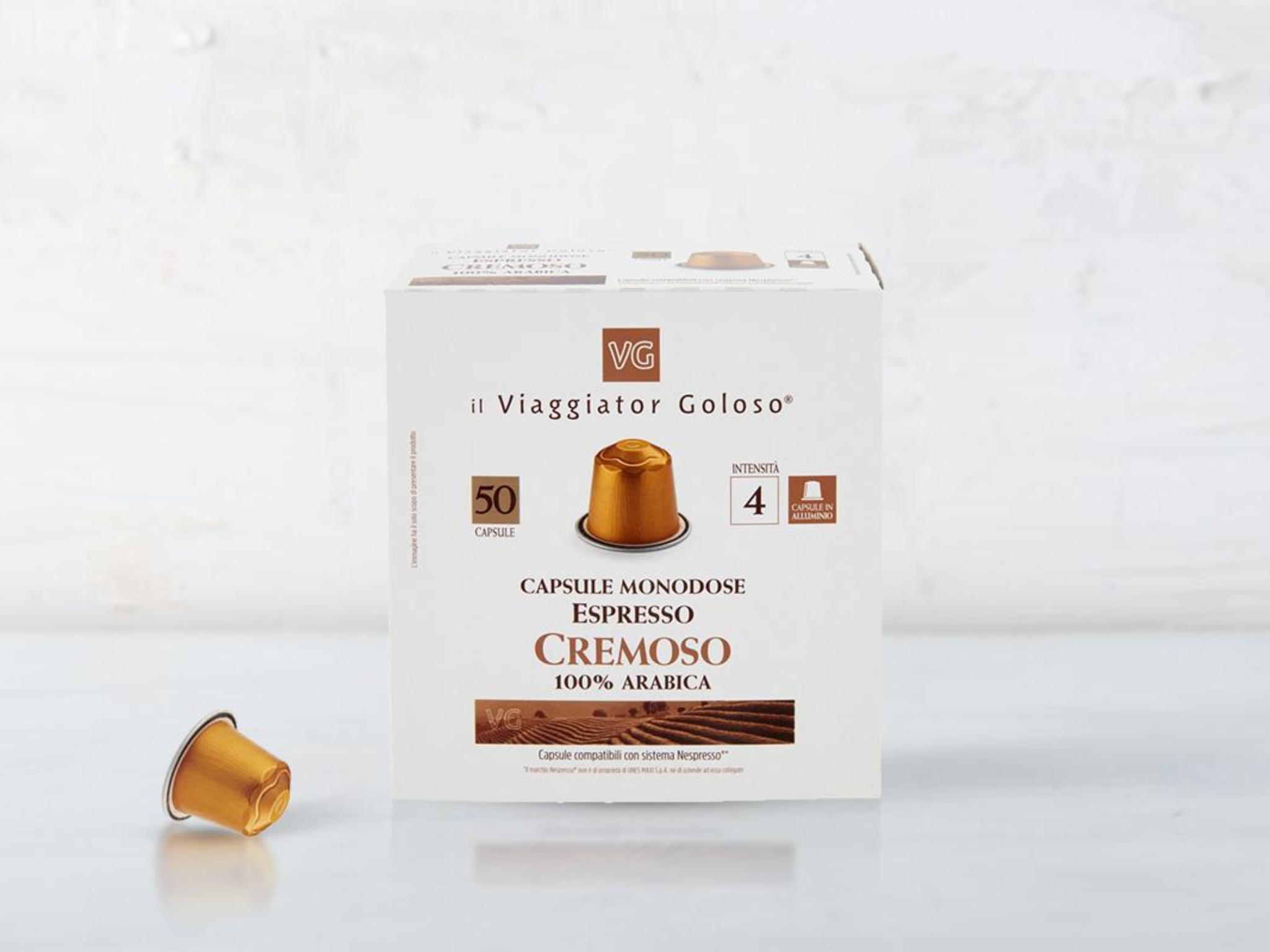 50 capsule monodose espresso cremoso 100% arabica