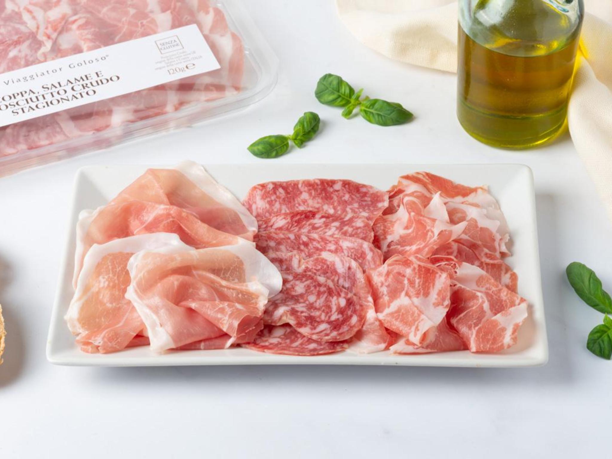 Coppa, salame e prosciutto crudo stagionato