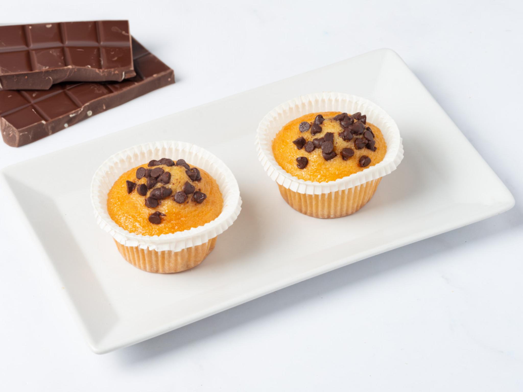 2 Mini muffin con gocce di cioccolato BIO