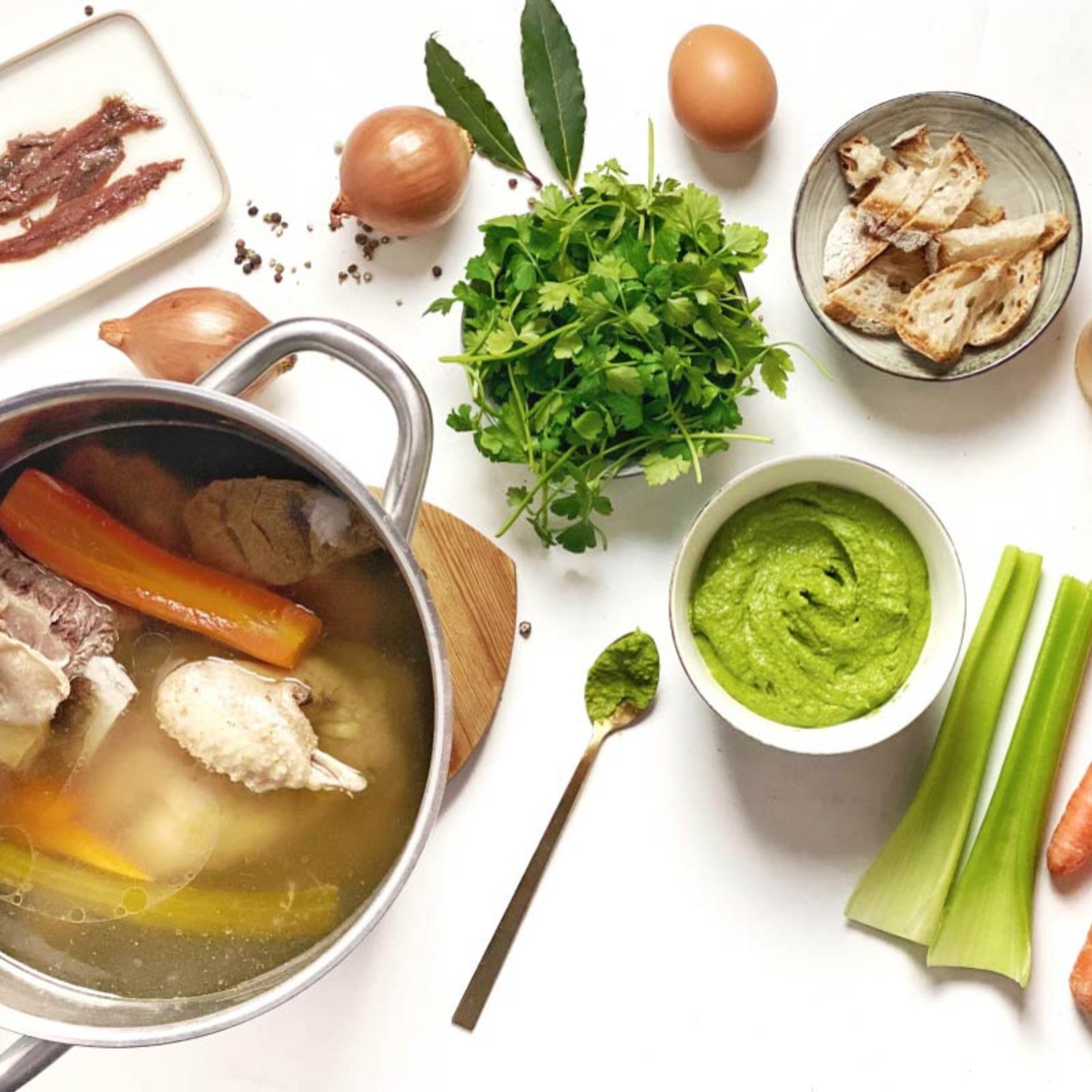 Bollito alla piemontese con salsa verde