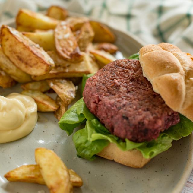 Burger di barbabietola