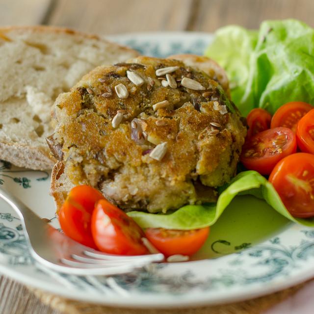 Burger di melanzane