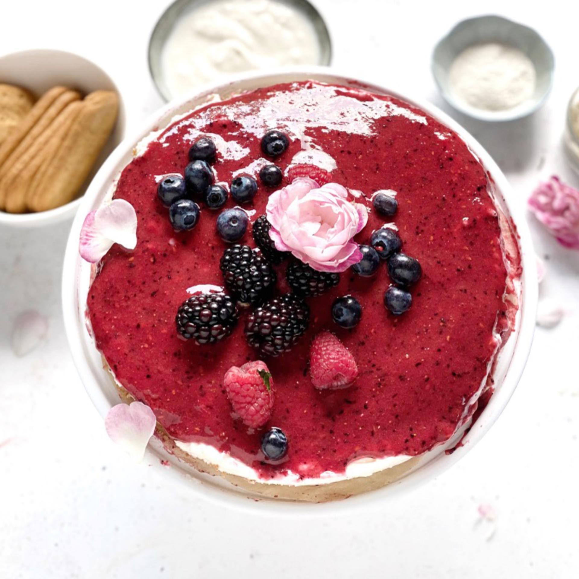Cheesecake ai frutti di bosco