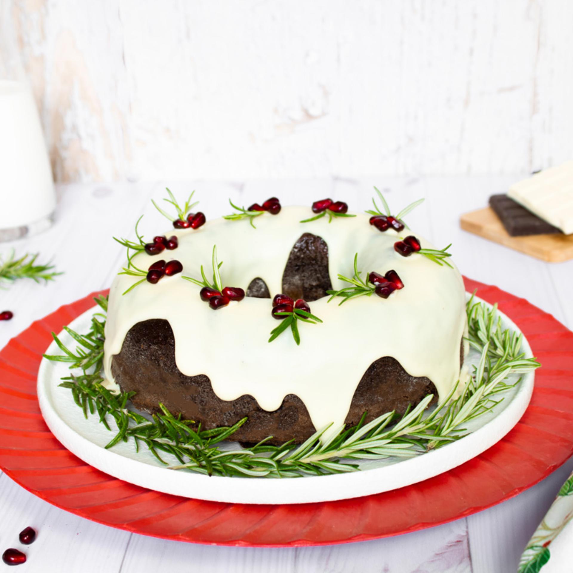 Ciambella di Natale al cioccolato