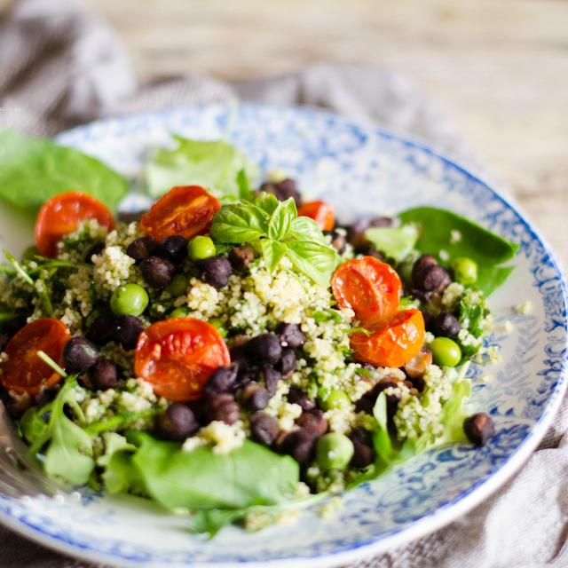 Cous cous al pesto di erbe