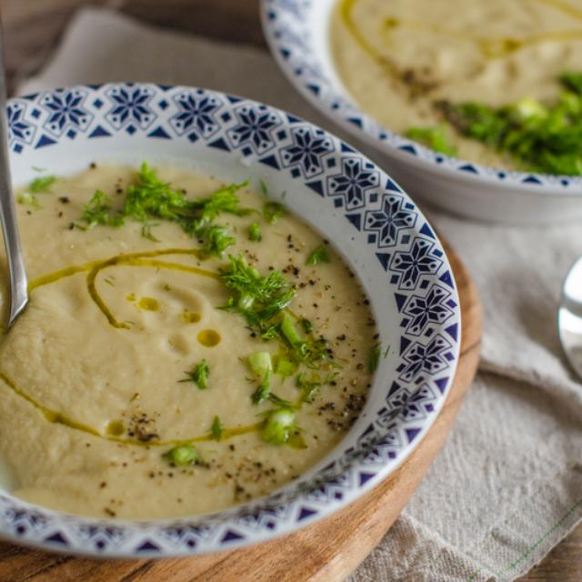 Crema di ceci e finocchio