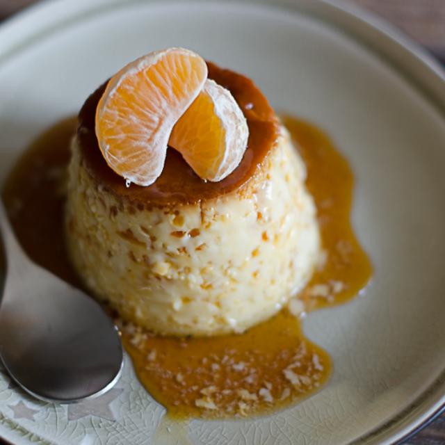 Creme Caramel al mandarino
