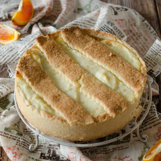Crostata arancia e ricotta