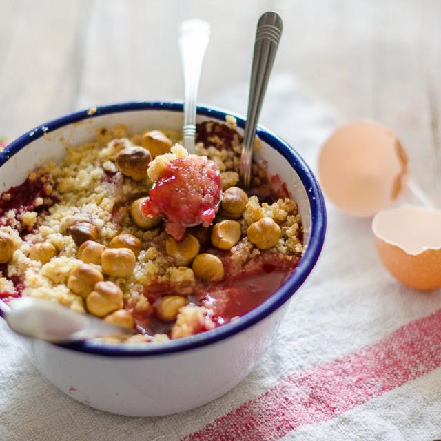 Crumble di fragole