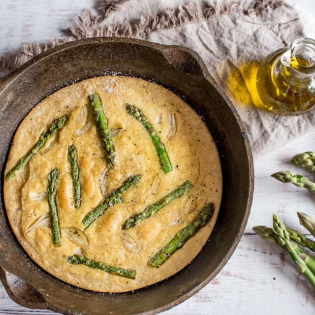 Farinata agli asparagi