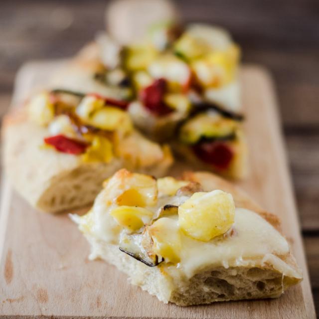 Focaccia alle verdure