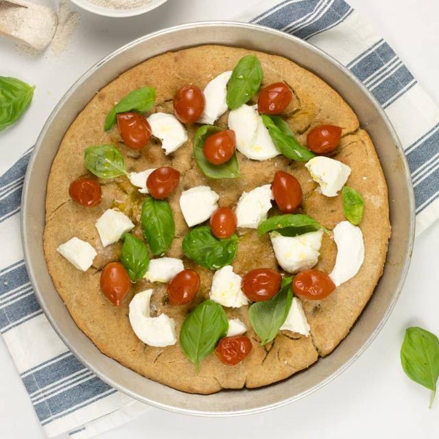 Focaccia tricolore