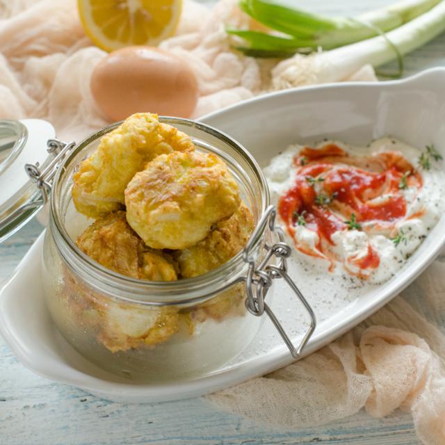 Frittelle di cipollotti