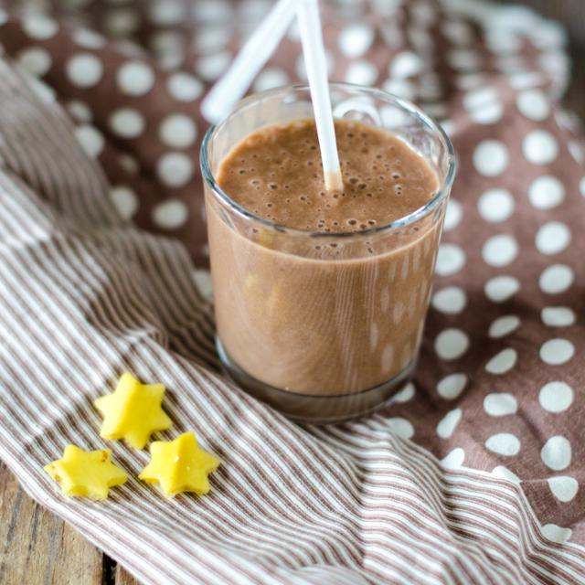 Frullato di banane e cacao