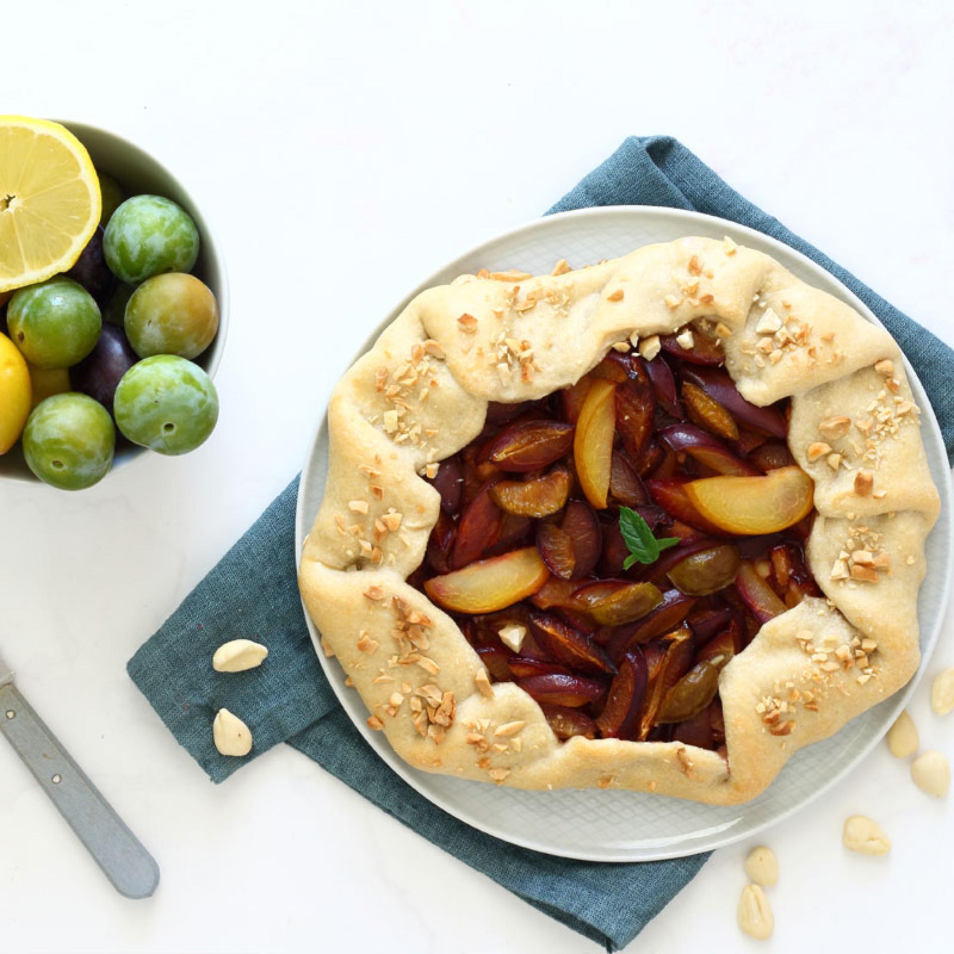 Galette prugne e mandorle