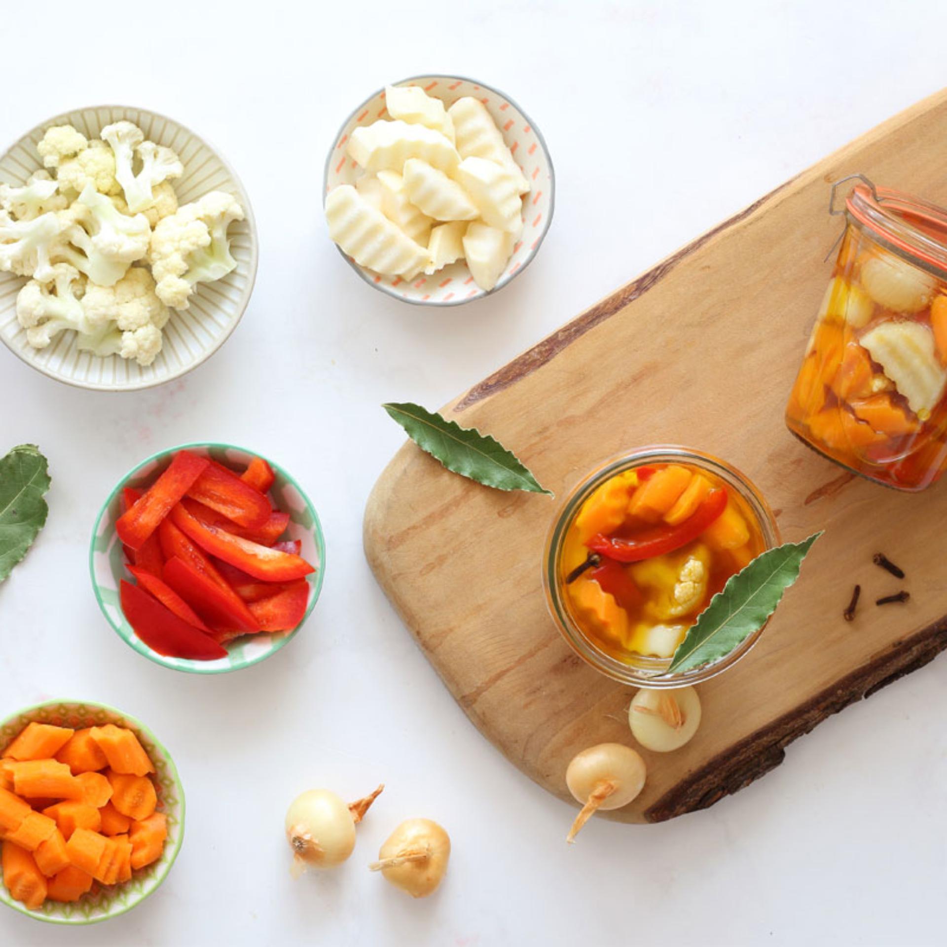 Giardiniera fatta in casa