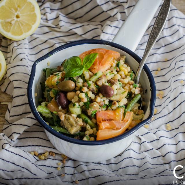 Insalata di fregola alle verdure