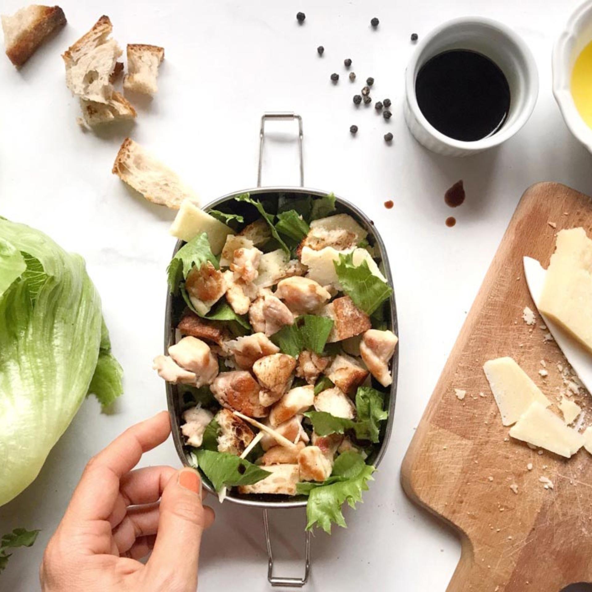 Insalata di pollo e Parmigiano