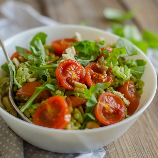 Insalata di riso alla rucola