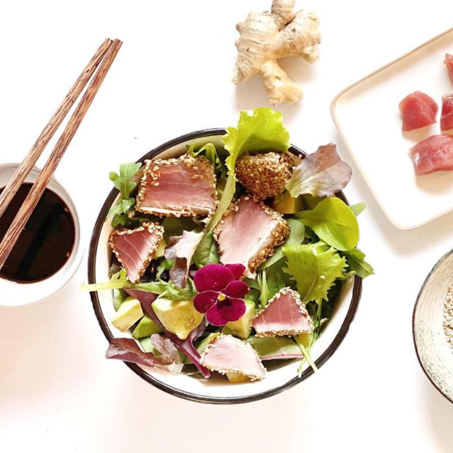 Insalata di tonno tataki
