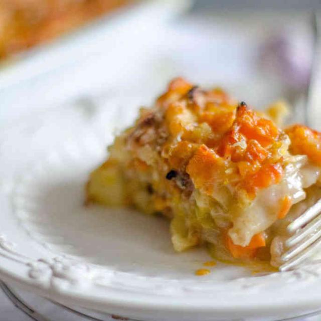 Lasagne veggie con crescenza