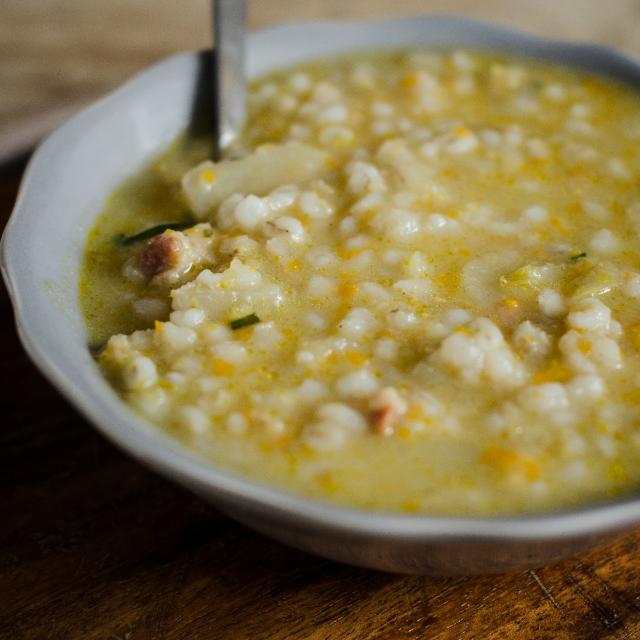 Minestrone trentino di orzo