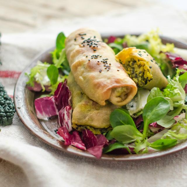 Ministrudel di cavolo nero e patate