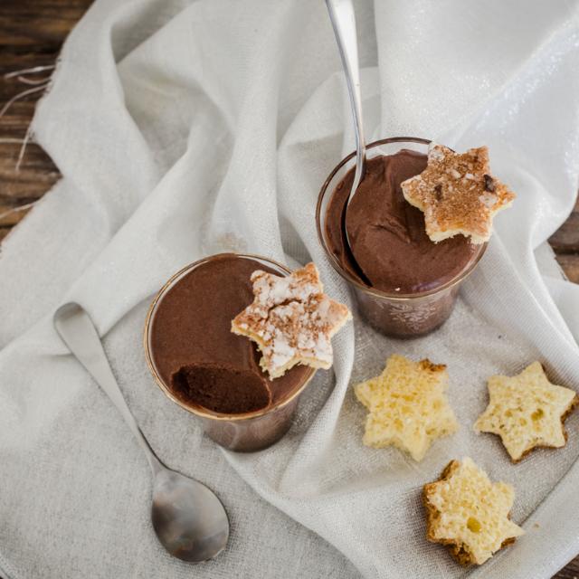 Mousse al cioccolato e caffè