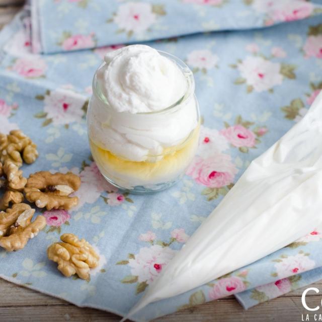 Mousse di ricotta e yogurt di bufala al miele
