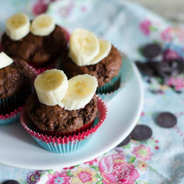 Muffin banana e cioccolato