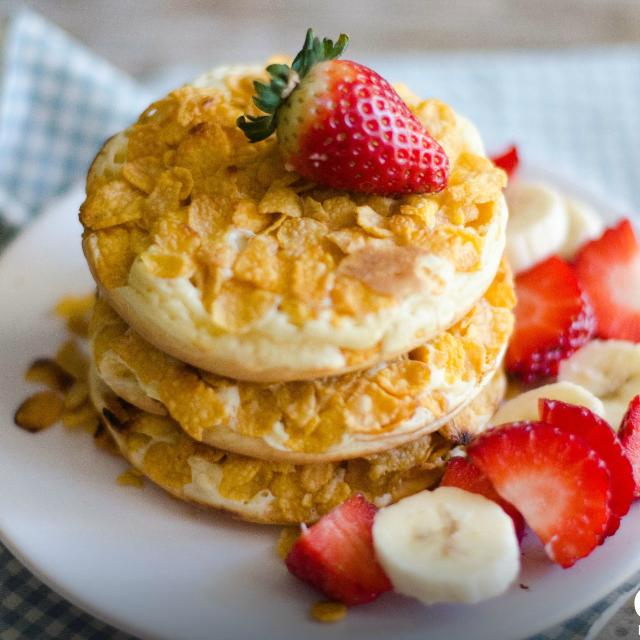 Pancake con fiocchi di mais