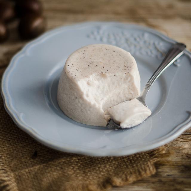 Panna cotta alle castagne