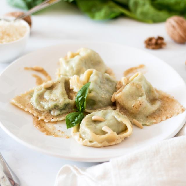Pansoti con salsa di noci