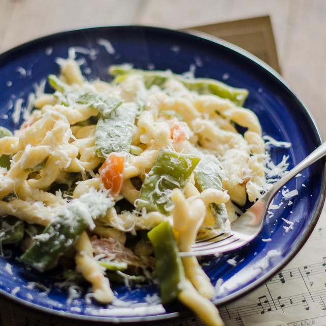 Pasta con le taccole