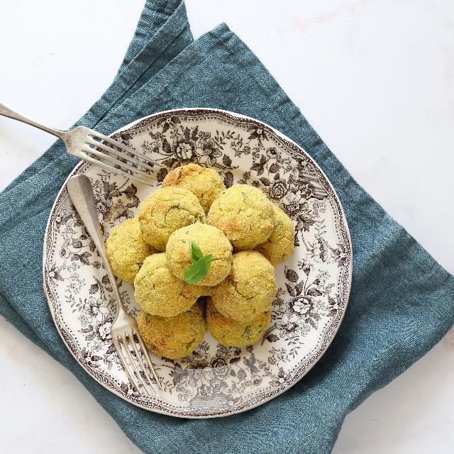 Polpette di patate e piselli