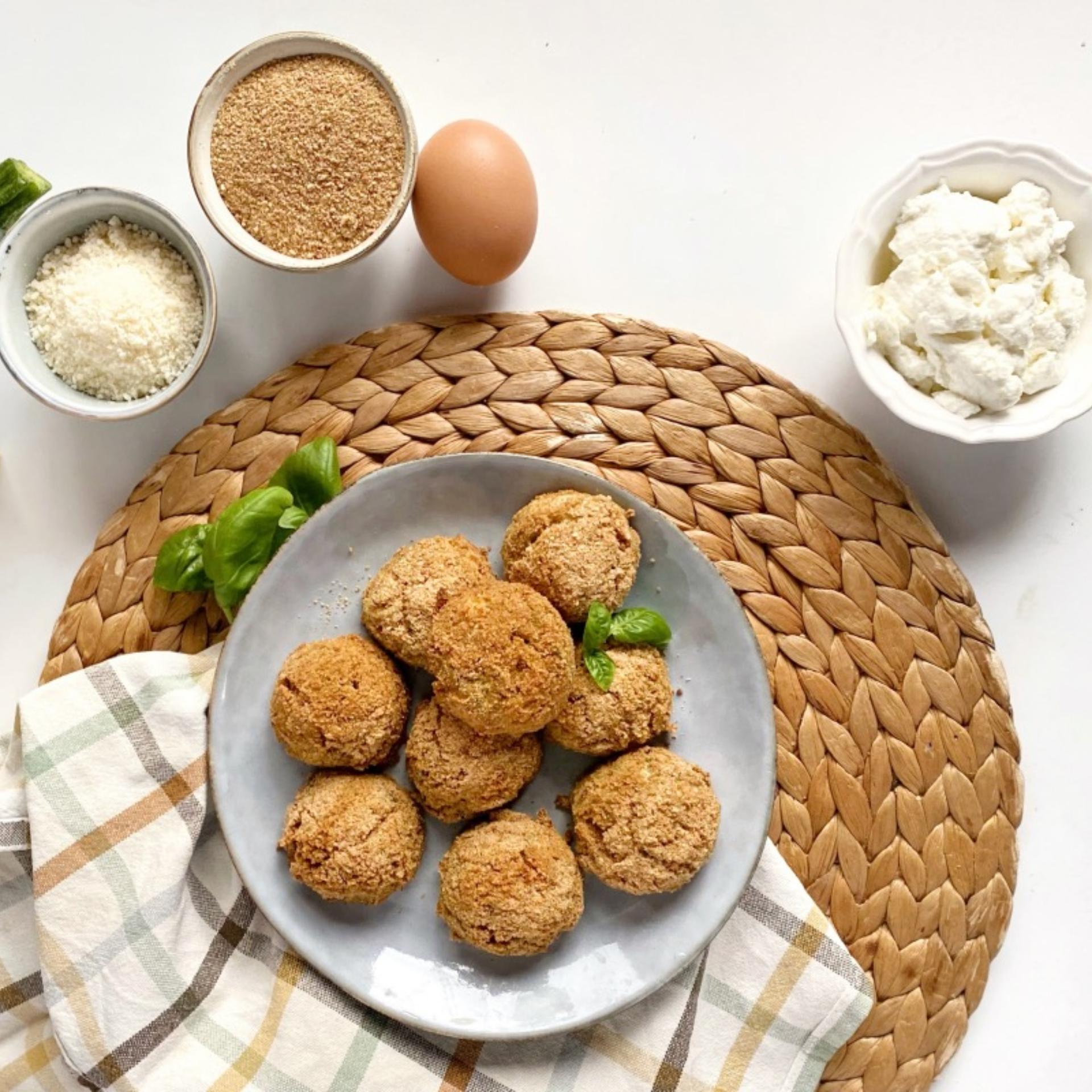 Polpettine di zucchine al forno