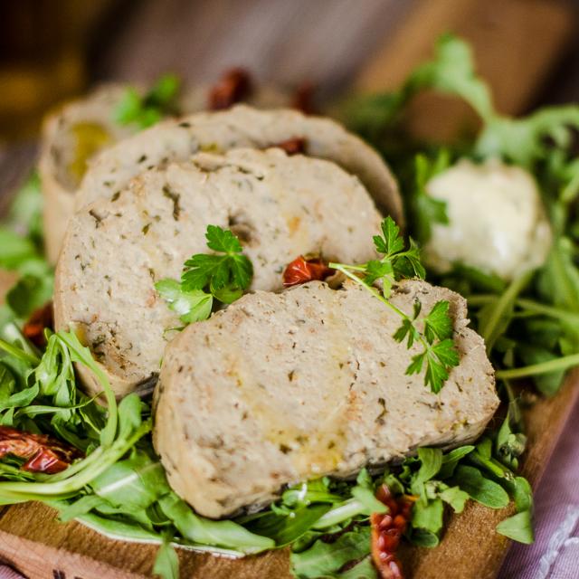 Polpettone di cannellini alla rucola