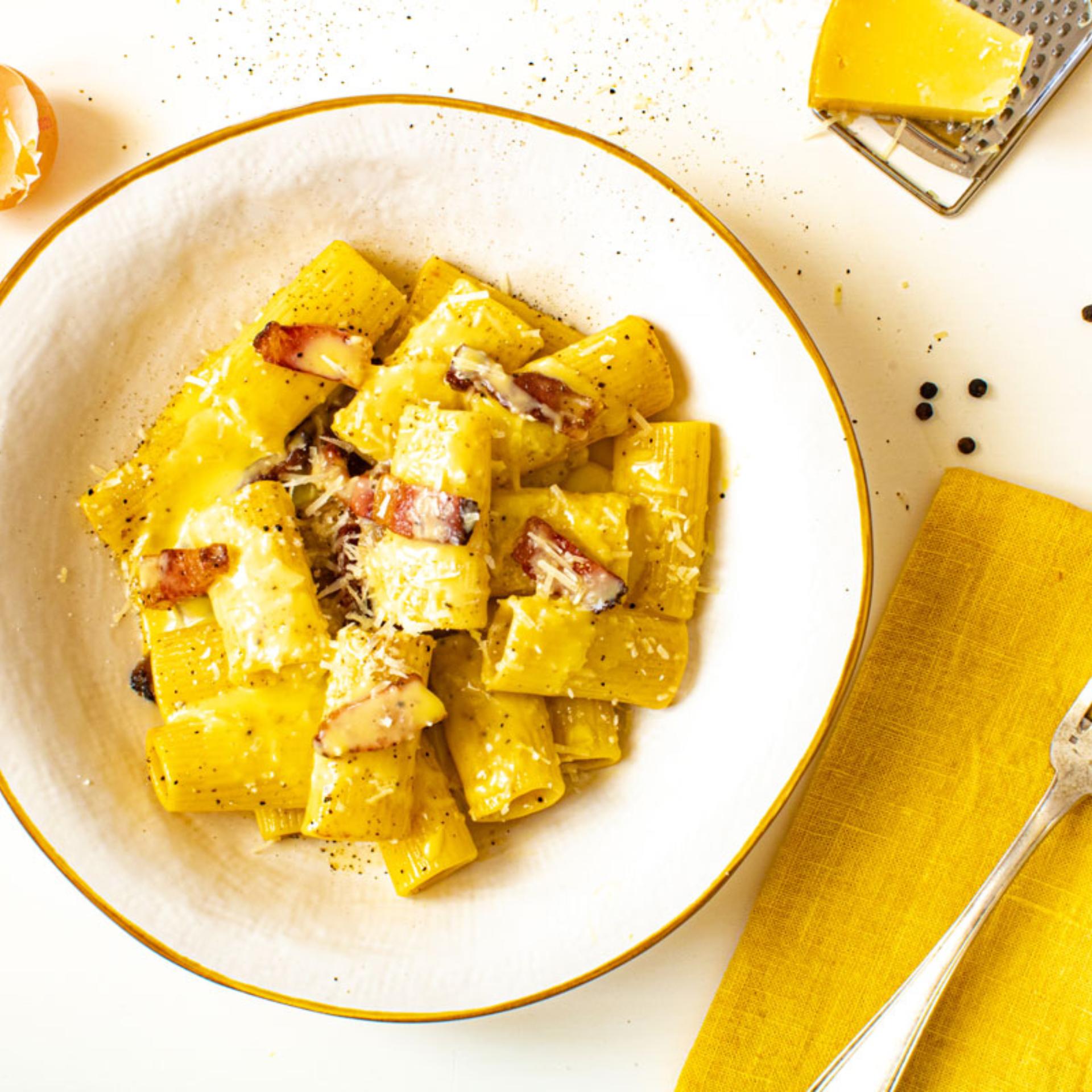 Rigatoni alla carbonara