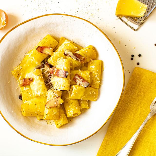 Rigatoni alla carbonara
