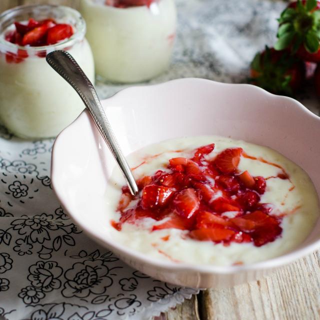 Risolatte alle fragole