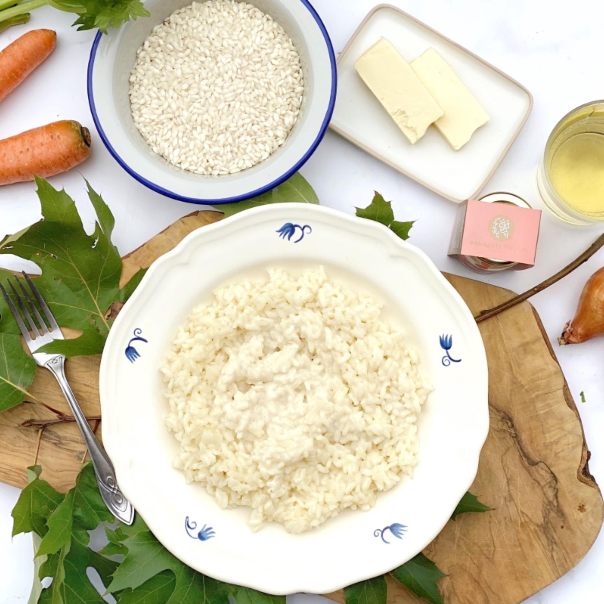 Risotto alla crema di tartufo e formaggi